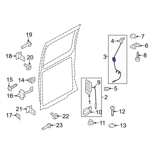 Door Latch Cable