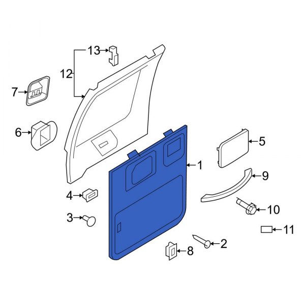 Door Interior Trim Panel