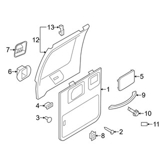 Ford OE - Back Door - Interior Trim