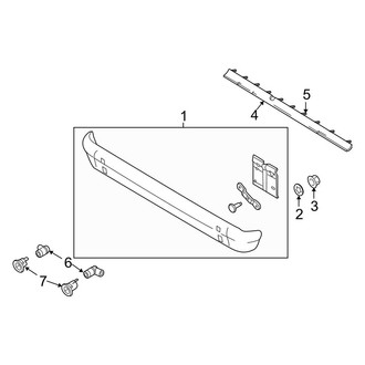 Ford OE - Rear Bumper - Bumper & Components (W/O Step)