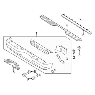 Ford OE - Fender Flare Clip