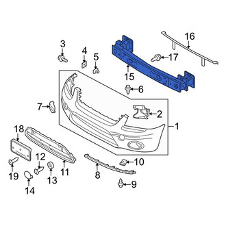 Ford OE - Front Bumper Impact Bar