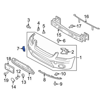 Ford OE - Front Right Bumper Corner Cover