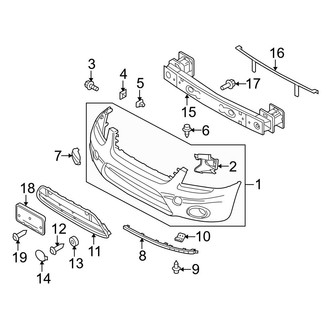Ford OE - Front Bumper - Bumper & Components