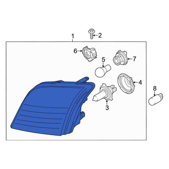 Ford OE - Front Left Headlight Assembly