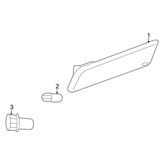 Ford OE - Front Lamps - Side Marker Lamps (Gas)