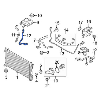 Ford OE - Engine Coolant Overflow Hose