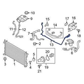 Ford OE - Engine Coolant Crossover Pipe