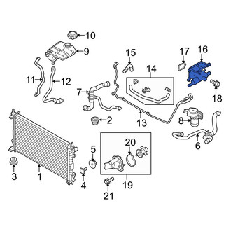 Ford OE - Cooling System Bypass Line Adapter
