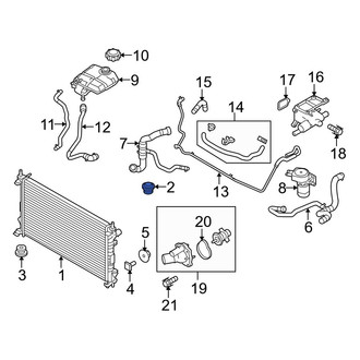 Ford OE - Radiator Insulator