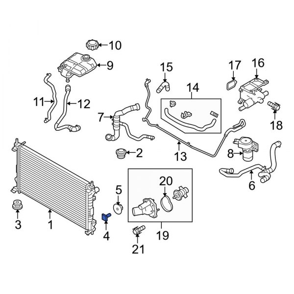 Radiator Mount Bolt