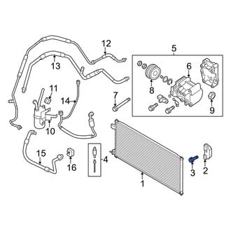 Ford OE - Seat Armrest Screw