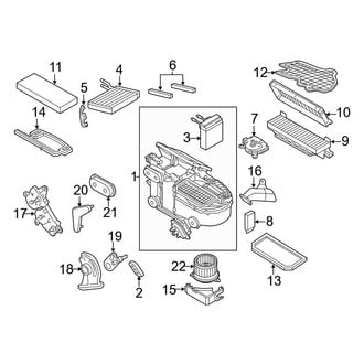 Ford OE - Air Conditioner & Heater - Evaporator & Heater Components (XL / XLT / XLT Premium)