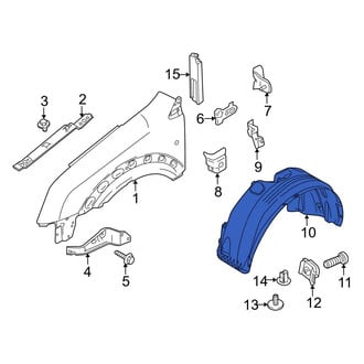 Ford OE - Front Right Fender Splash Shield