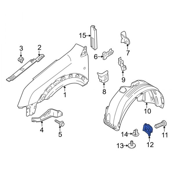 Fender Liner Nut