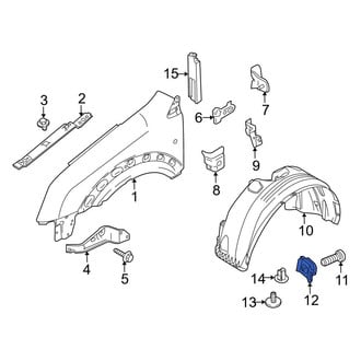Ford OE - Fender Liner Nut