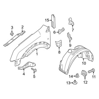 Ford OE - Fender & Components (XL / XLT / XLT Premium)