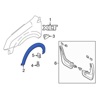 Ford OE - Front Right Wheel Arch Molding