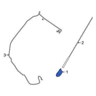 Ford OE - Radio Antenna Mast