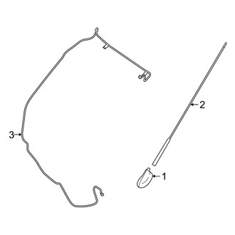 Ford OE - Electrical - Antenna (Gas)
