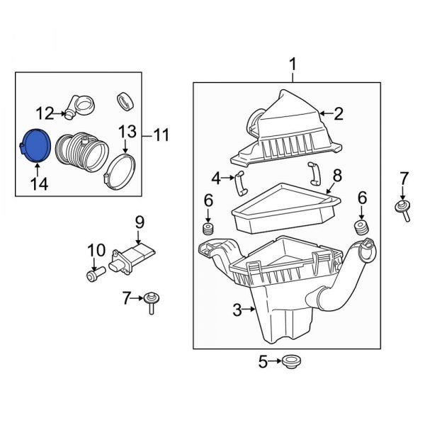 Engine Air Duct Clamp