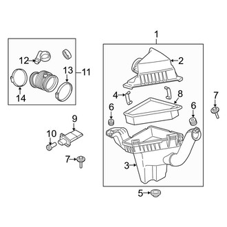 Ford OE - Engine / Transaxle - Air Intake