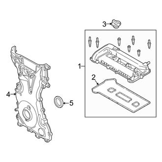 Ford OE - Engine / Transaxle - Valve & Timing Covers (XL / XLT / XLT Premium)