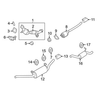 Ford OE - Exhaust System - Exhaust Components