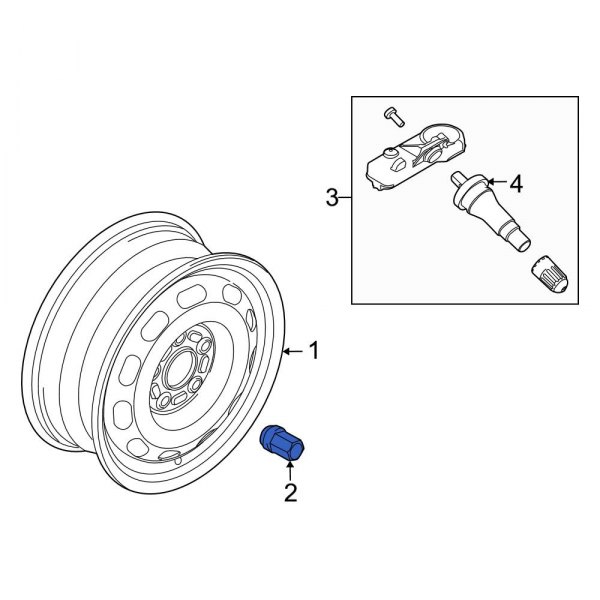 Wheel Lug Nut