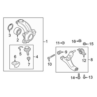 Ford OE - Front Suspension - Suspension Components