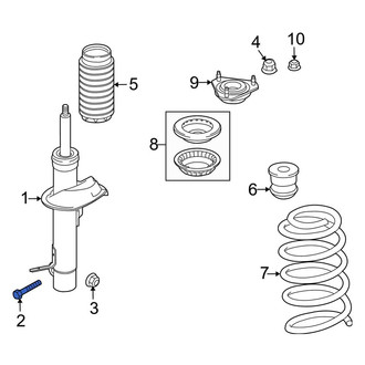 Ford OE - Suspension Strut Bolt