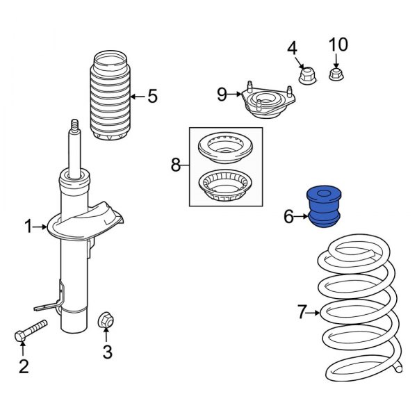 Suspension Strut Bumper