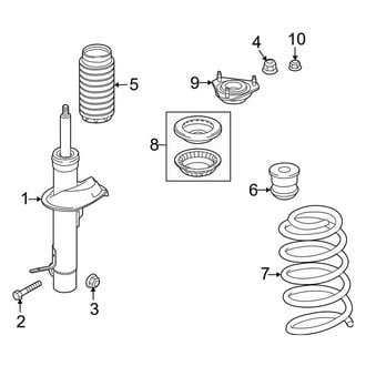 Ford OE - Front Suspension - Struts & Components (Gas)