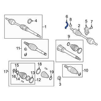 Ford OE - CV Axle Shaft Carrier Bearing Clamp