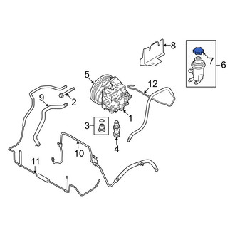 Ford OE - Front Power Steering Reservoir Cap
