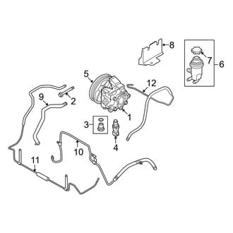 Ford OE - Steering Gear & Linkage - Pump & Hoses