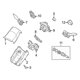 Ford OE - Steering Column - Shroud, Switches & Levers (Gas)