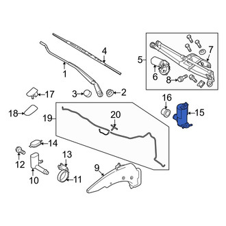 Ford OE - Windshield Washer Pump