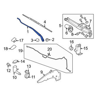 Ford OE - Front Right Wiper Arm