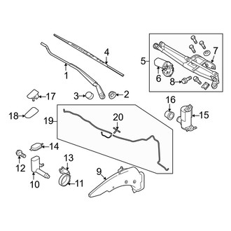 Ford OE - Windshield - Wiper & Washer Components