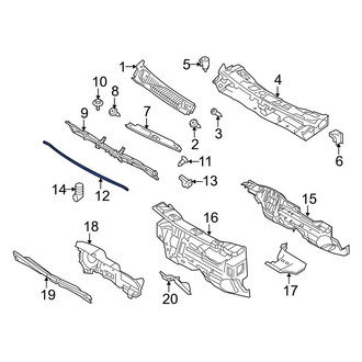 Ford OE - Cowl Cover Seal