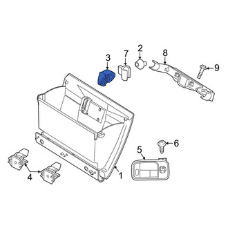 Ford OE - Front Glove Box Door Bumper