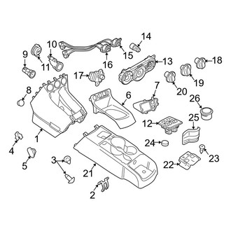 Ford OE - Center Console (Gas)