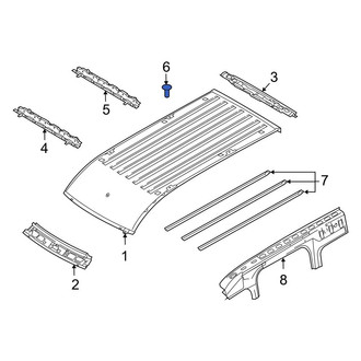 Ford OE - Roof Bow Rivet