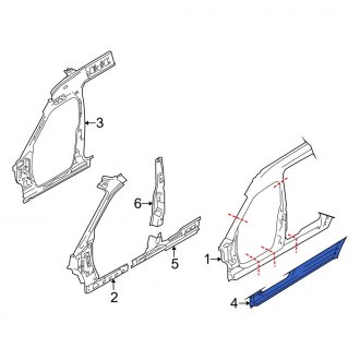 Ford Transit Connect Replacement Rocker Panels – CARiD.com