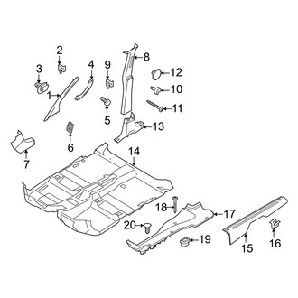 Ford OE - Pillars, Rocker & Floor - Interior Trim (Gas)