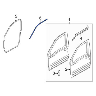 Ford OE - Front Left Outer Door Seal