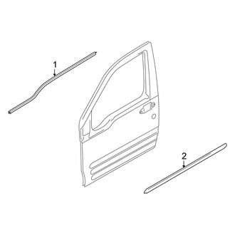 Ford OE - Front Door - Exterior Trim (Gas)