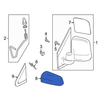 Ford OE - Front Left Door Mirror Cover
