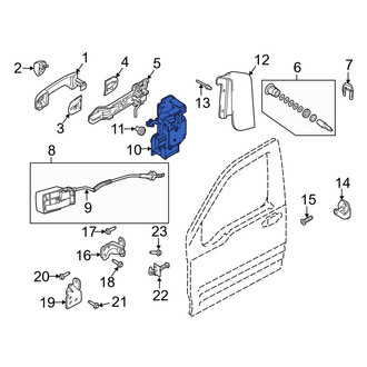 Ford OE - Front Left Door Latch Assembly